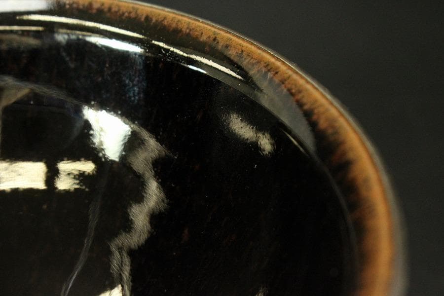 茶道具 天目茶碗 天目台 二件(ZE522)