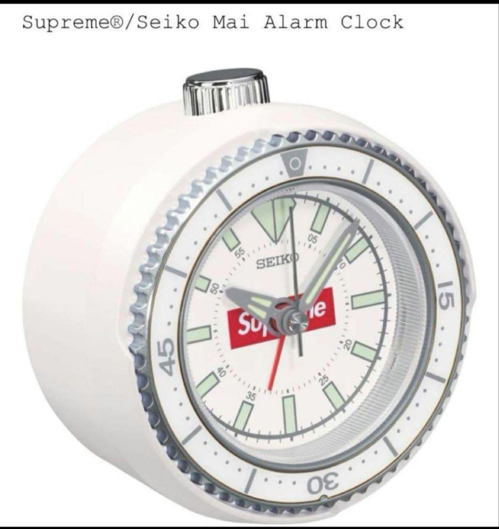 【値下げ不可Supreme/SeikoMaiAlarmClock ホワイト