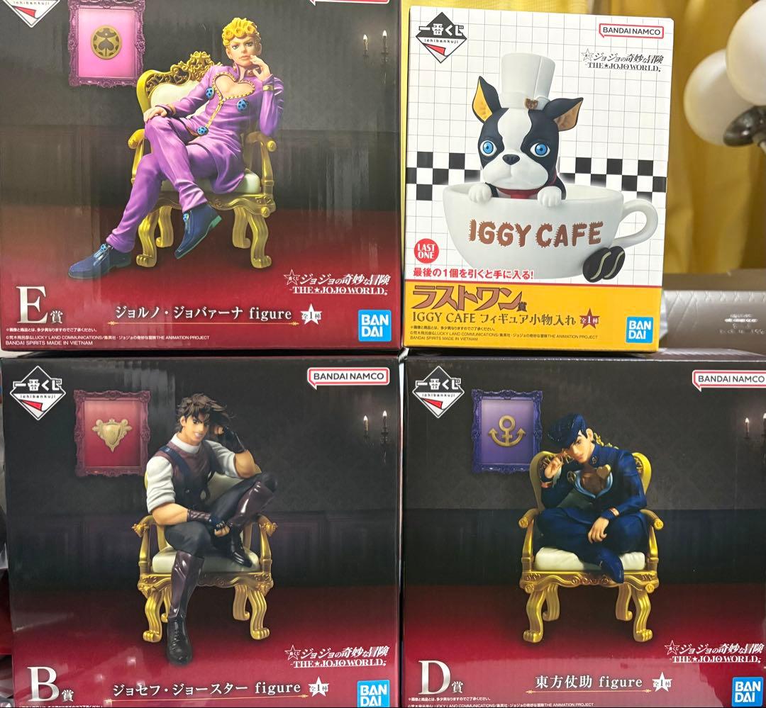 ジョジョの奇妙な冒険 一番くじ　ジョジョワールドB D Eラストワン賞セット
