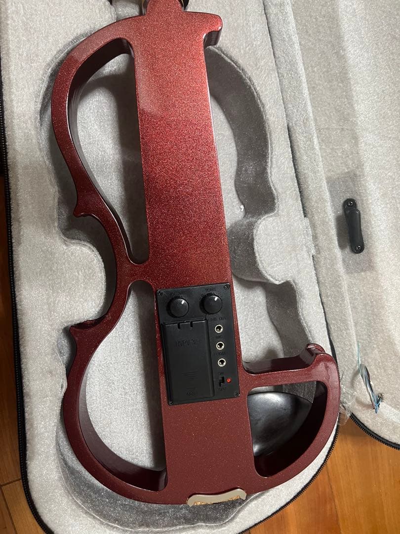 美品　ENNBOMレア色 サイレントバイオリン HVPV-30 エレキバイオリン