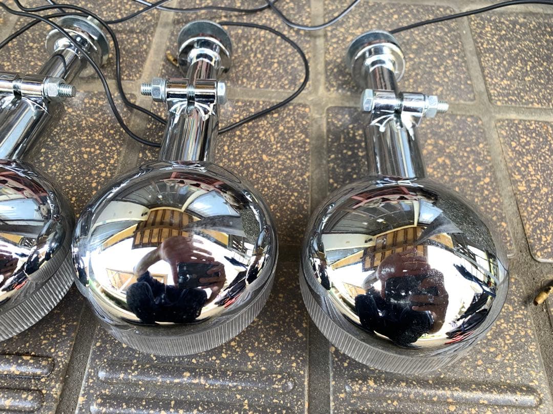 rz250 4l3 メッキウインカー　クリアレンズ