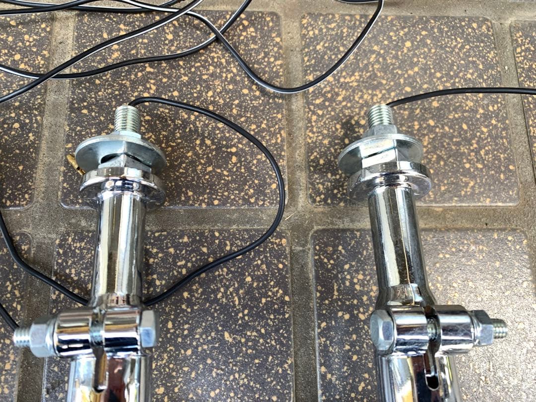 rz250 4l3 メッキウインカー　クリアレンズ