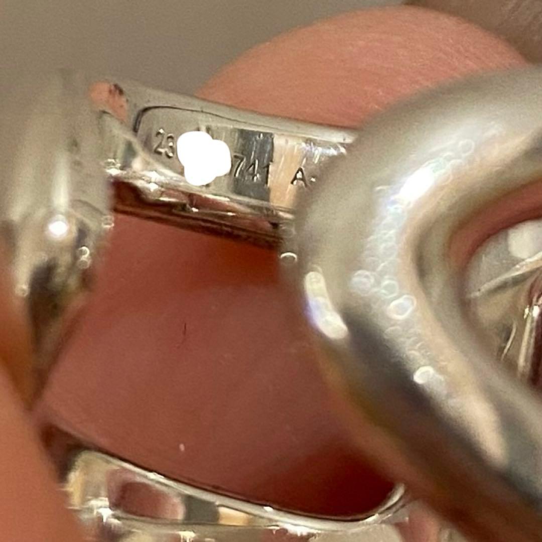 エルメス　オスモズGM　リング サイズ50 10号　シルバー　HERMES