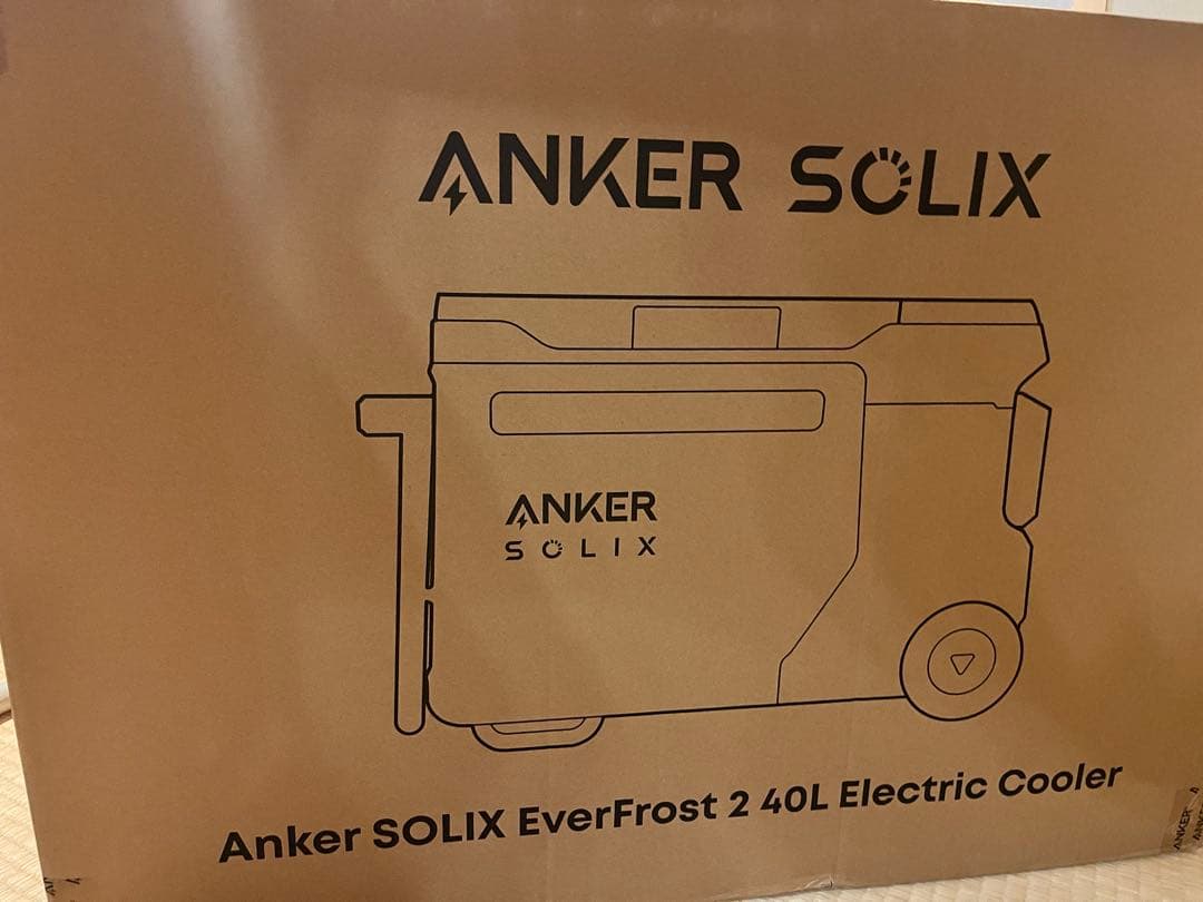 アンカーポータブル冷蔵庫 車載冷蔵庫 40L大容量 取り外し可能バッテリー