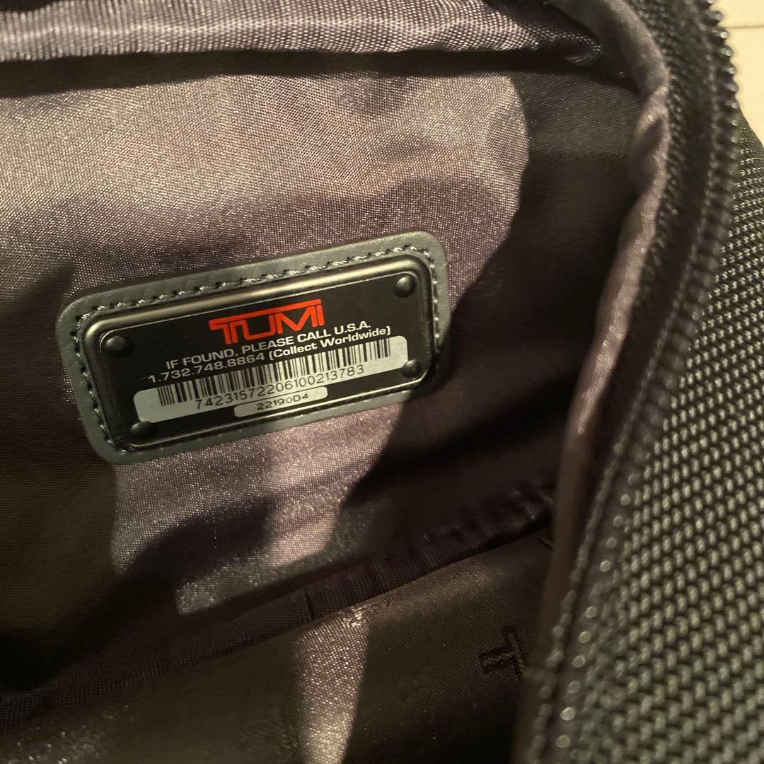 TUMI トラベルポーチ ブラック　新品未使用