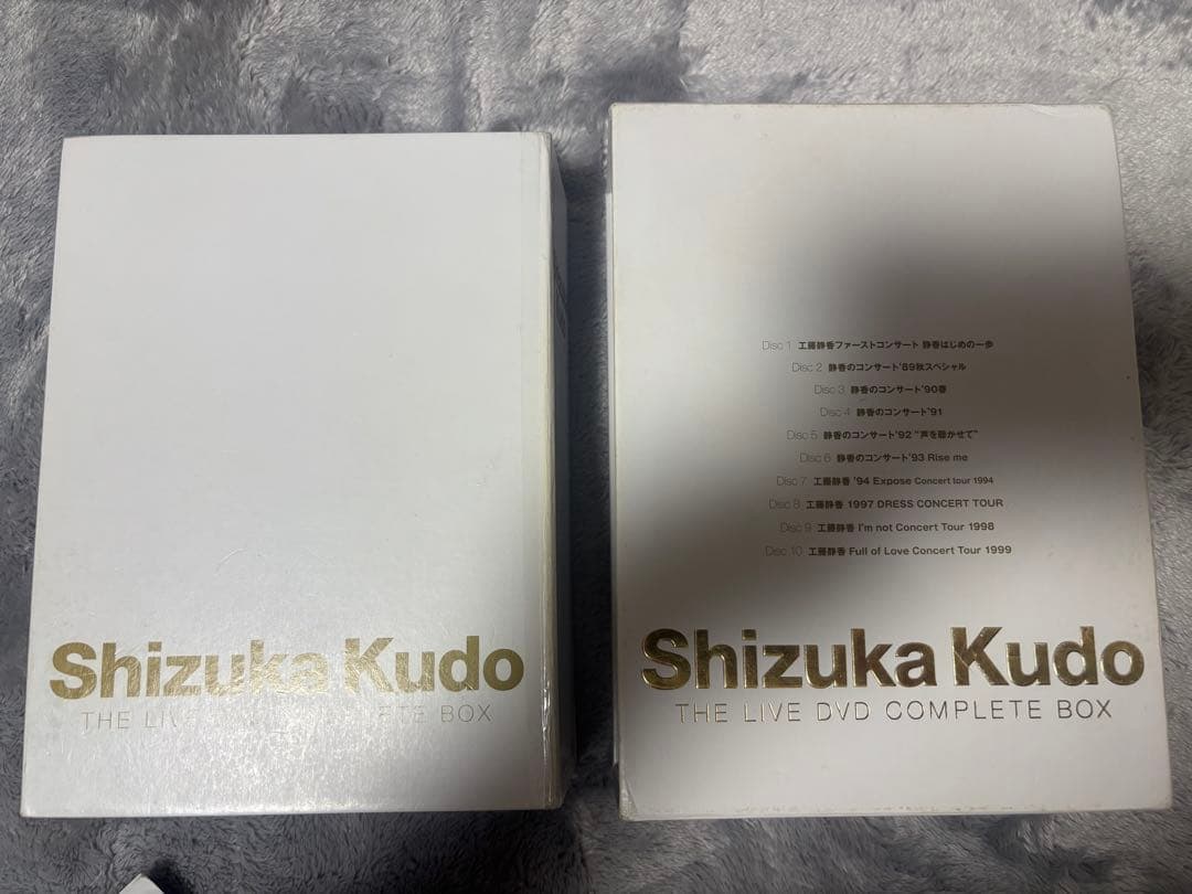 工藤静香　Live コンサートDVD Complete Box 10枚セット