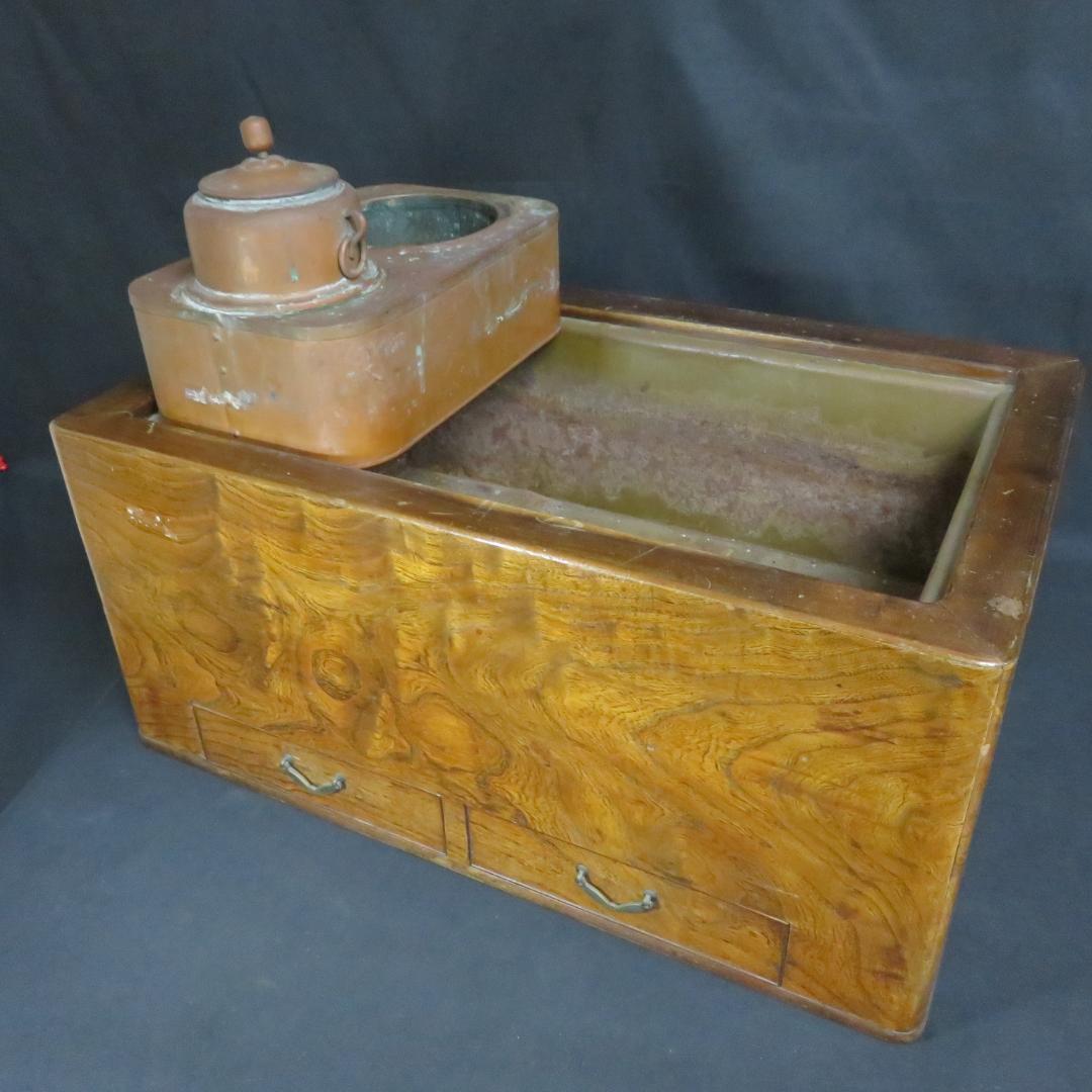 長火鉢 囲炉裏 炉端 燗銅壺 酒燗器 銅 セット まとめ