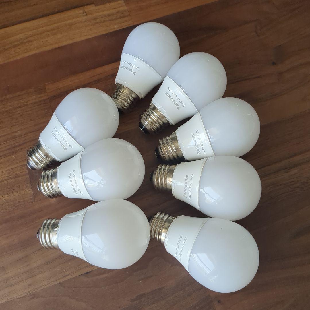 パナソニック パルックプレミア 温白色 60形 LED電球 E26 8個セット