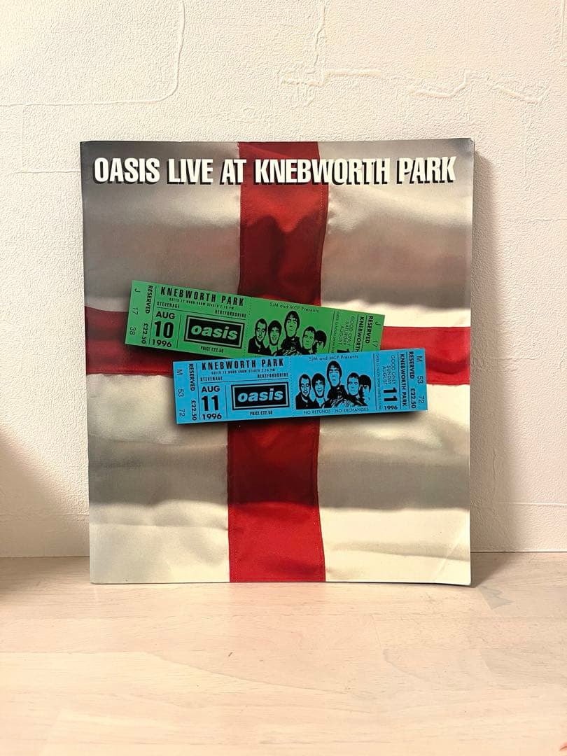 Oasis Knebworth 1996 パンフレット