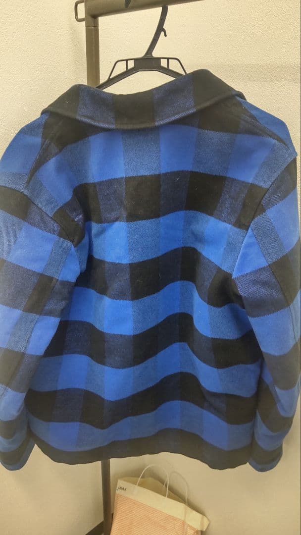 【TAKE 】BURBERRY 青黒ストライプジャケット