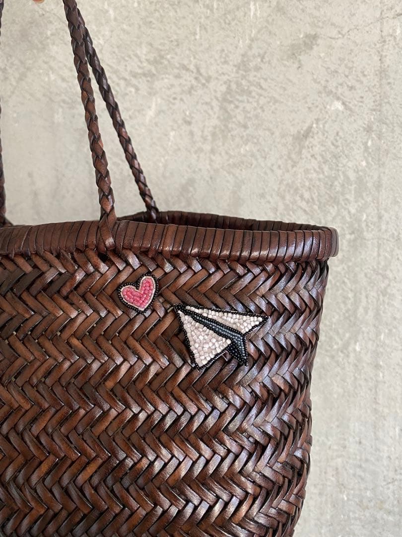 【uki】紙ヒコーキブローチ、ハートピン