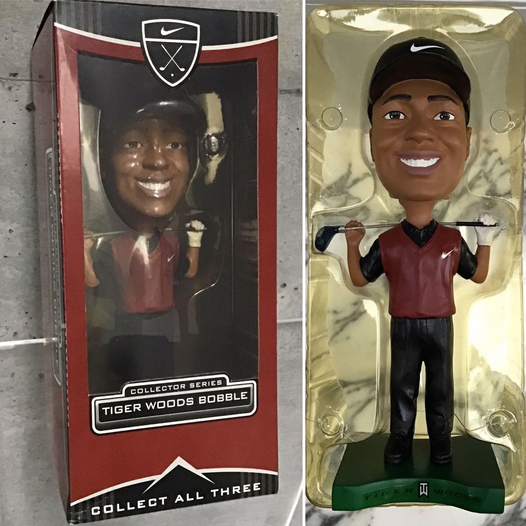 タイガーウッズ ボブルヘッド人形 2002年 UPPER DECK レア