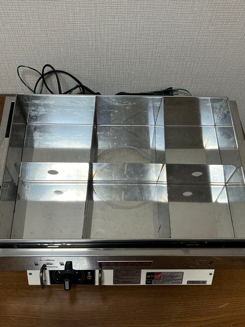 美品◾️動作確認済◾️電気おでん鍋 ◾️6仕切◾️TBOD-6 ◾️1000W◾️