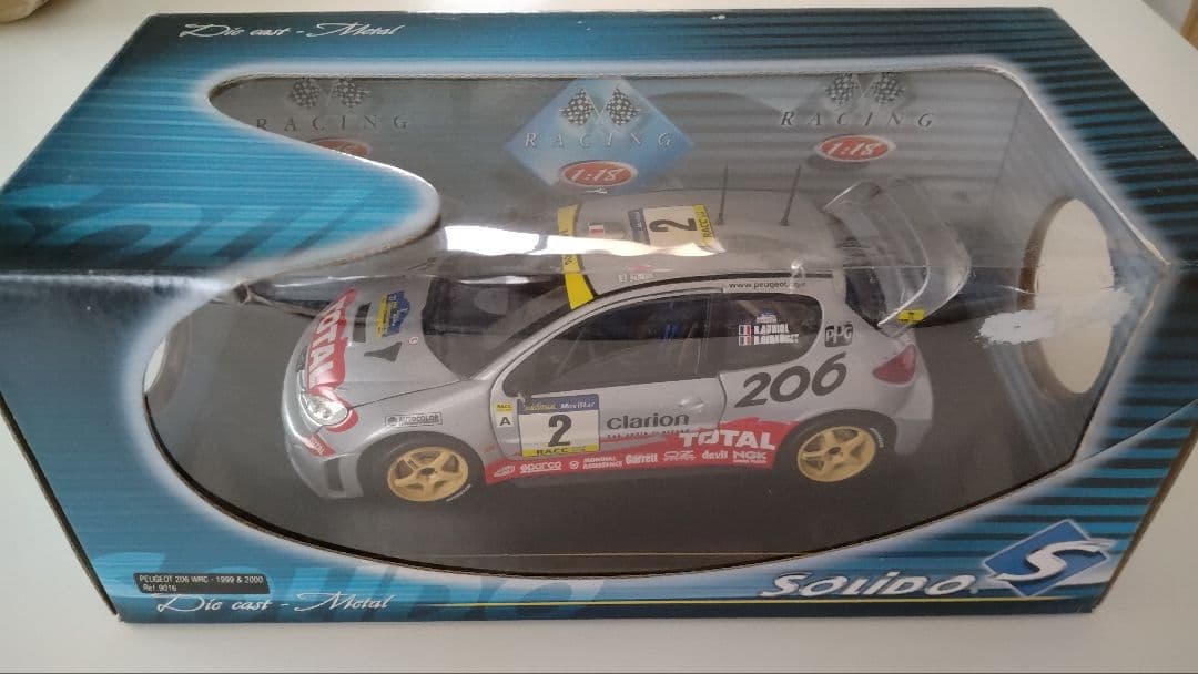 【SOLIDO】プジョー206 WRC（1/18）