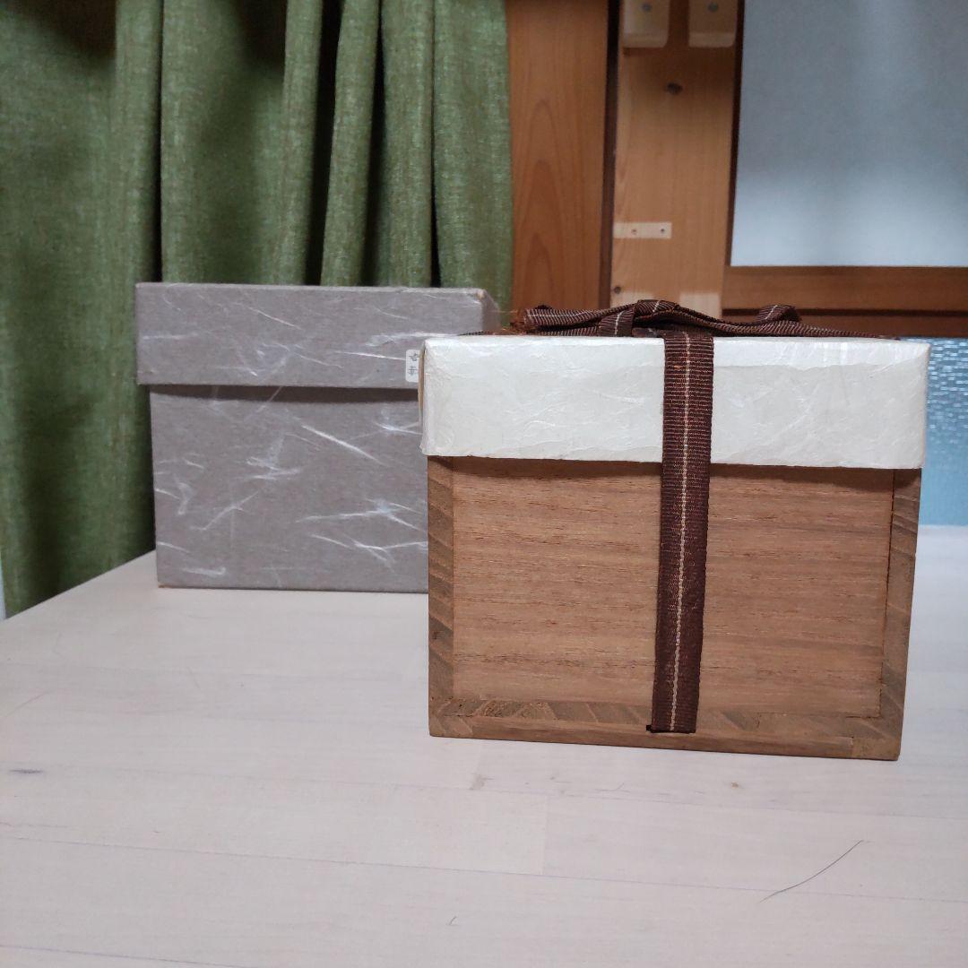 187【茶道具】吉向松月　赤茶碗