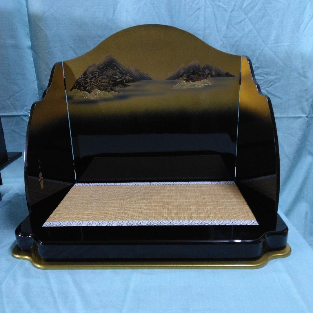 五月飾り 富岳黒屏風 平台　☆ 大幅値下げ !! ☆