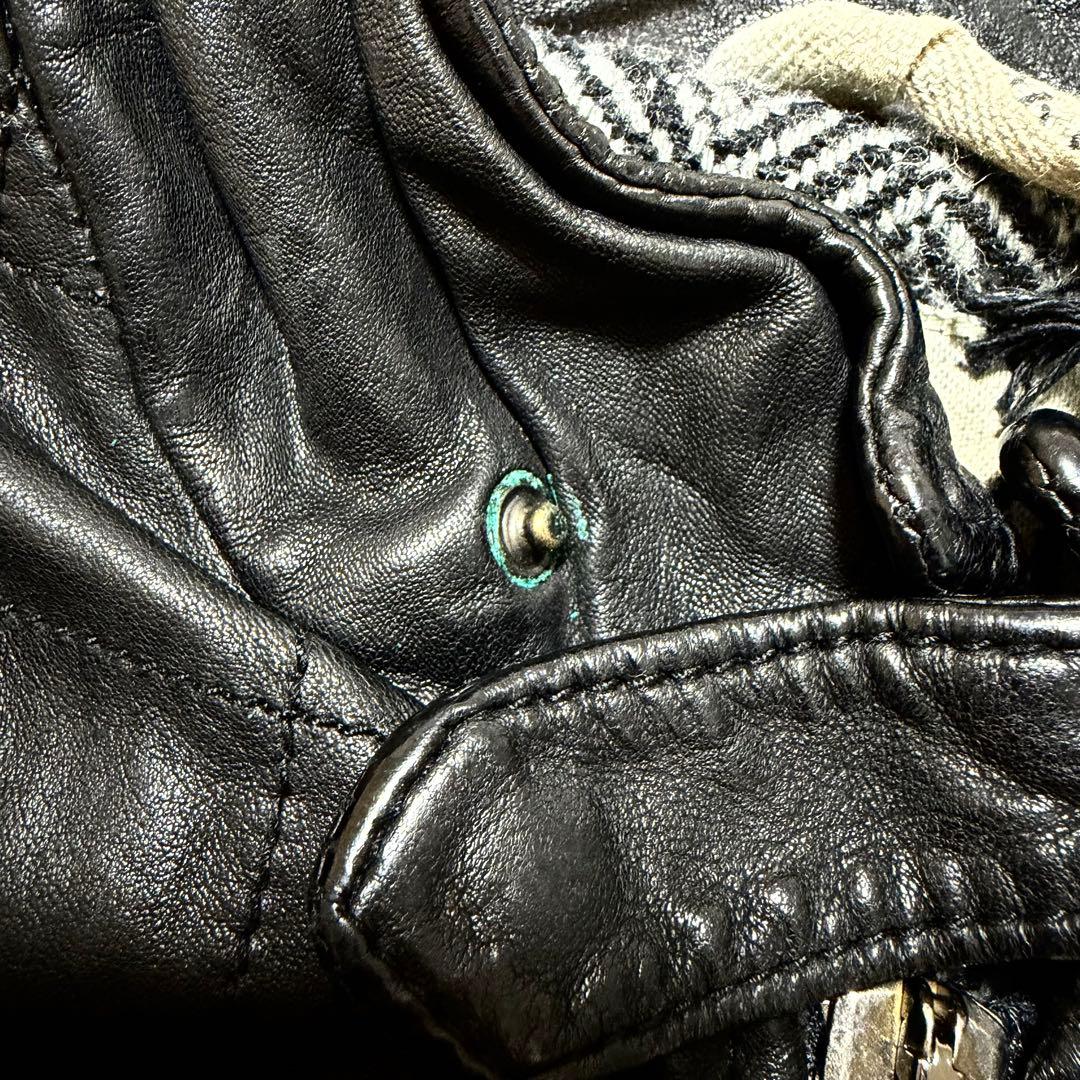 Low1941ジョルジオブラット レザージャケット 向井理 本革 ブラック