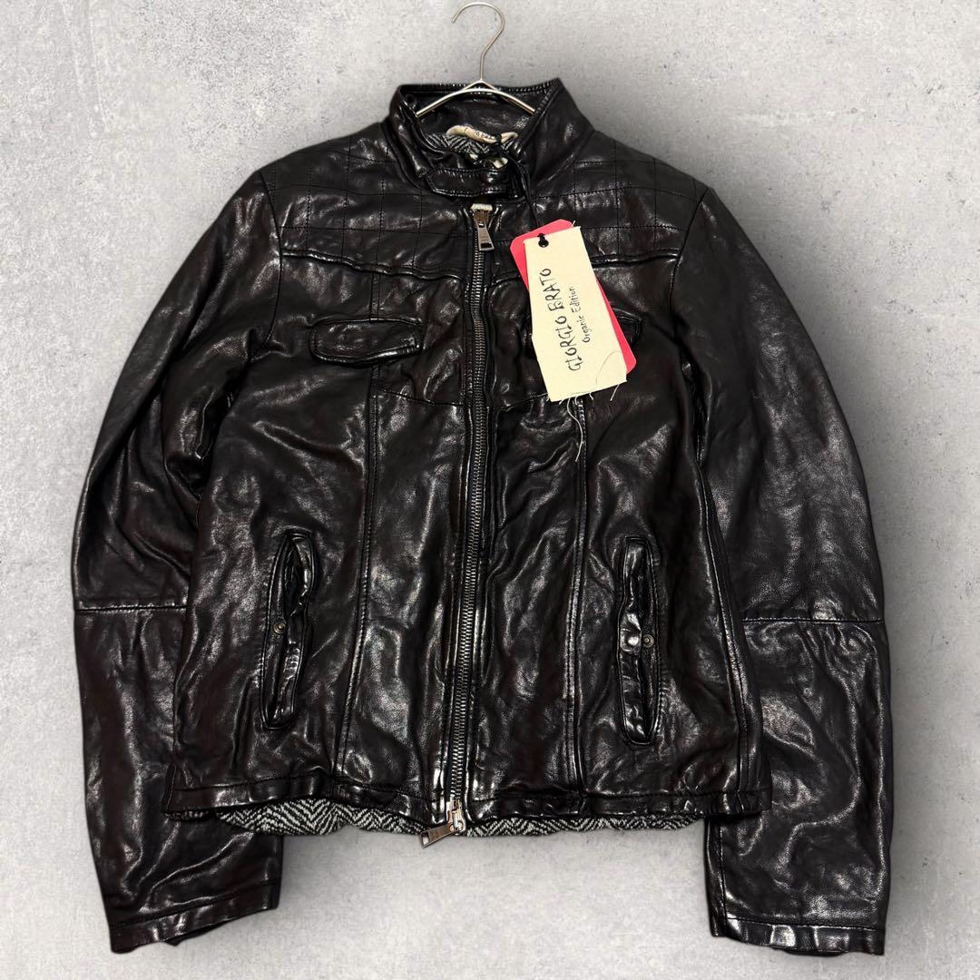 Low1941ジョルジオブラット レザージャケット 向井理 本革 ブラック