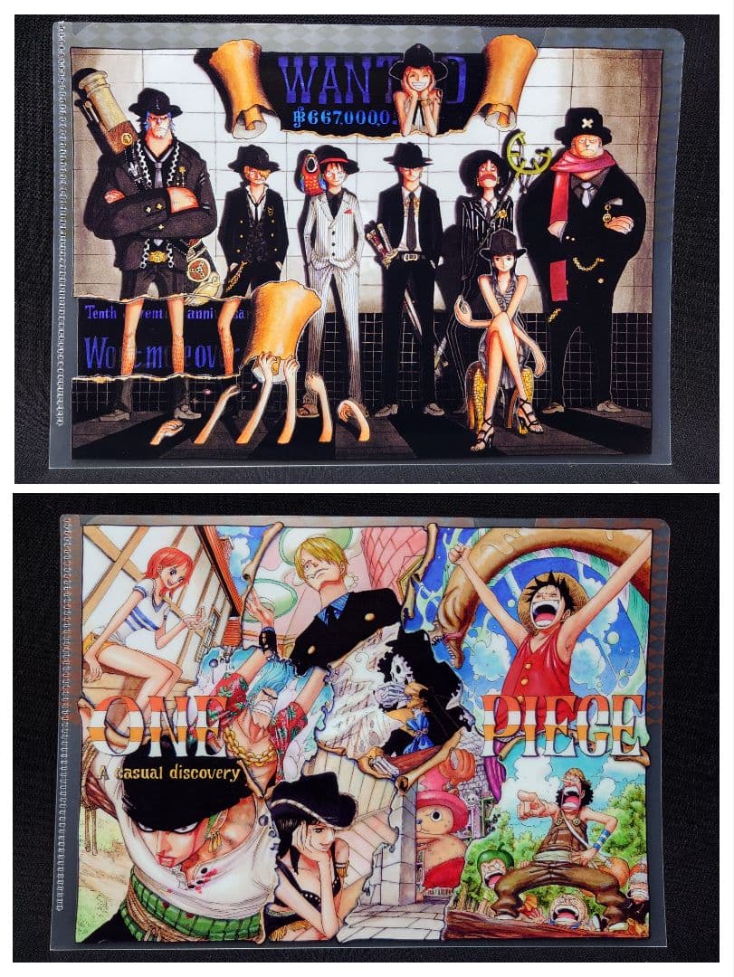 原作絵 麦わらストア ワンピース 連載20周年記念大宴会フェア特製クリアファイル