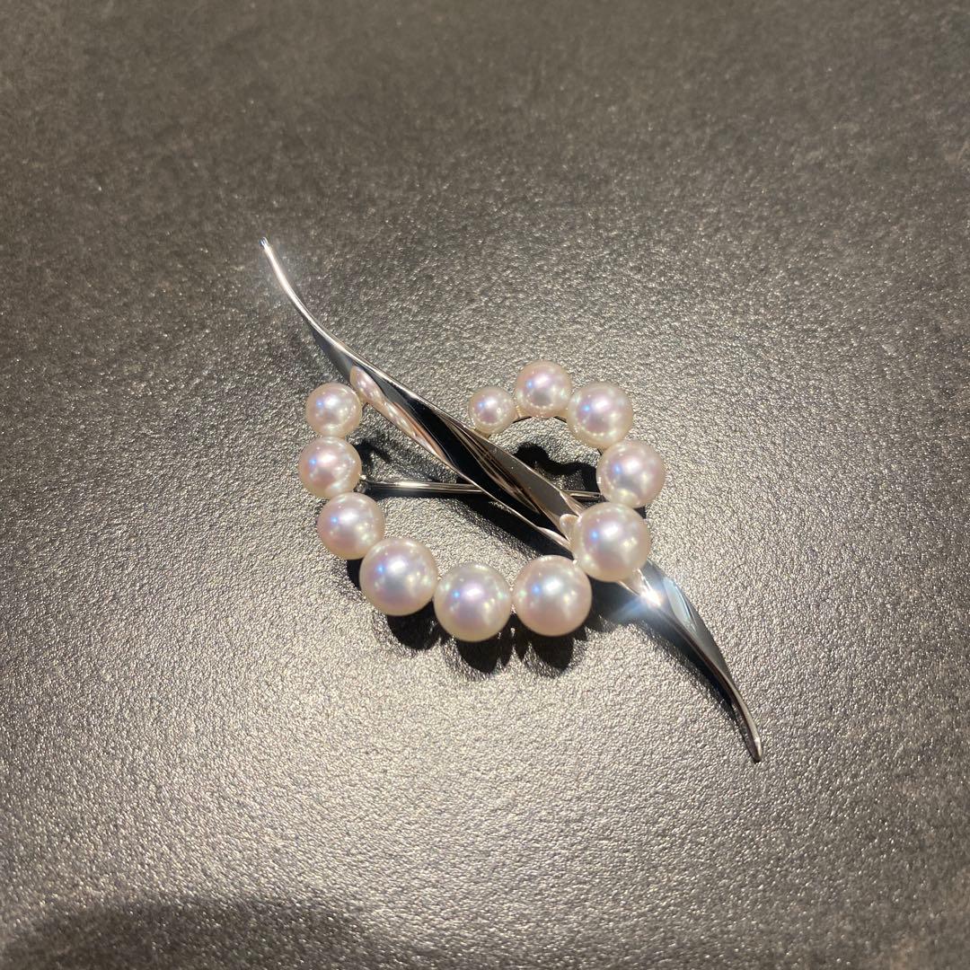 【入手困難】MIKIMOTO ブローチ　パール　愛子さまご着用