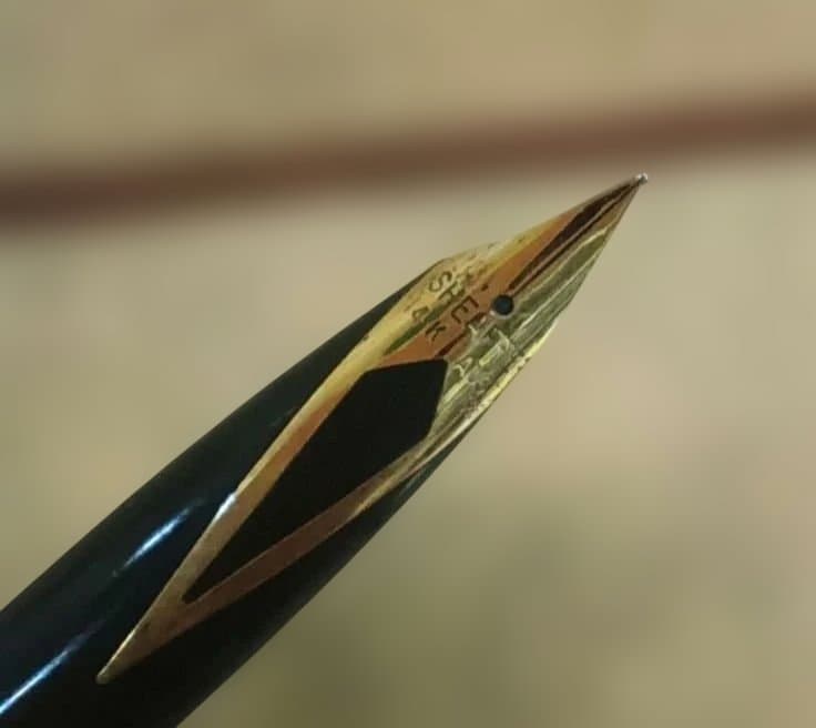 3978）シェーファー万年筆　ペン先14K 外装金メッキ？