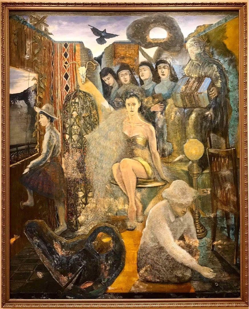 田村誠司 水彩画 花瓶の花