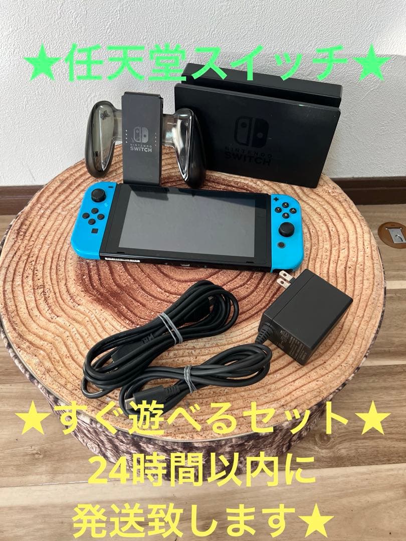 Nintendo Switch ニンテンドースイッチ本体　BLU/BLU箱無し