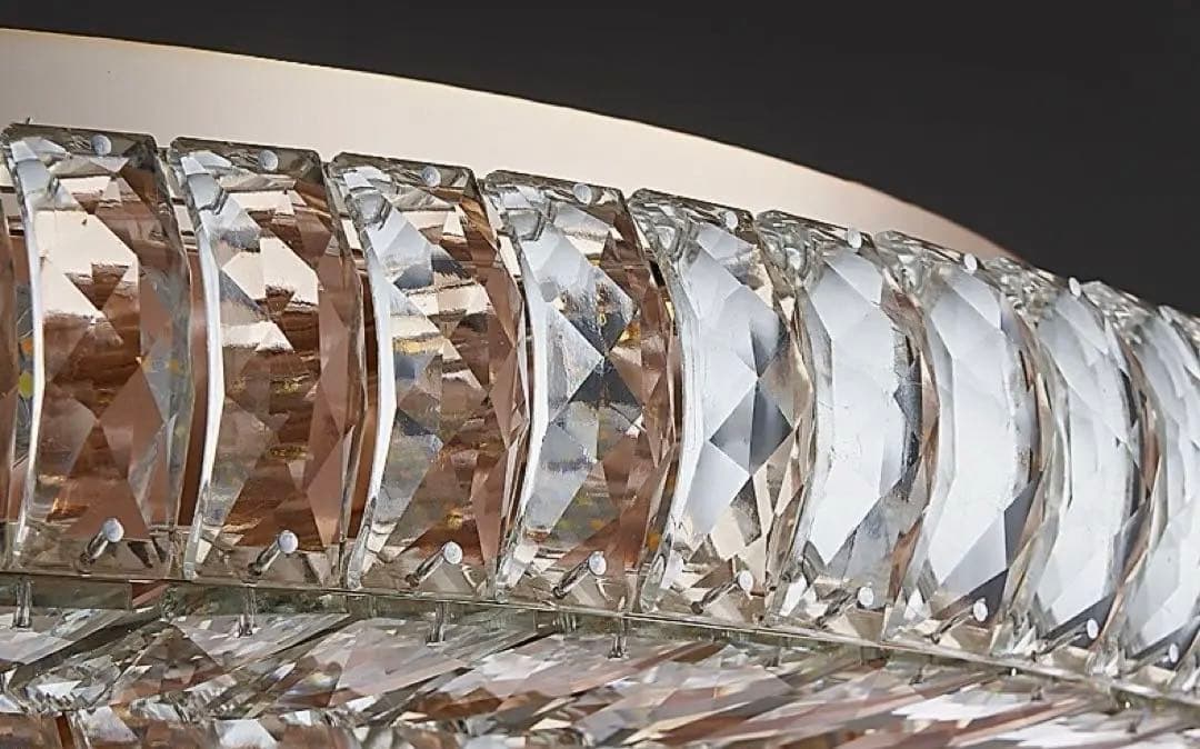 リモコン付きクリスタルシャンデリア 50cm