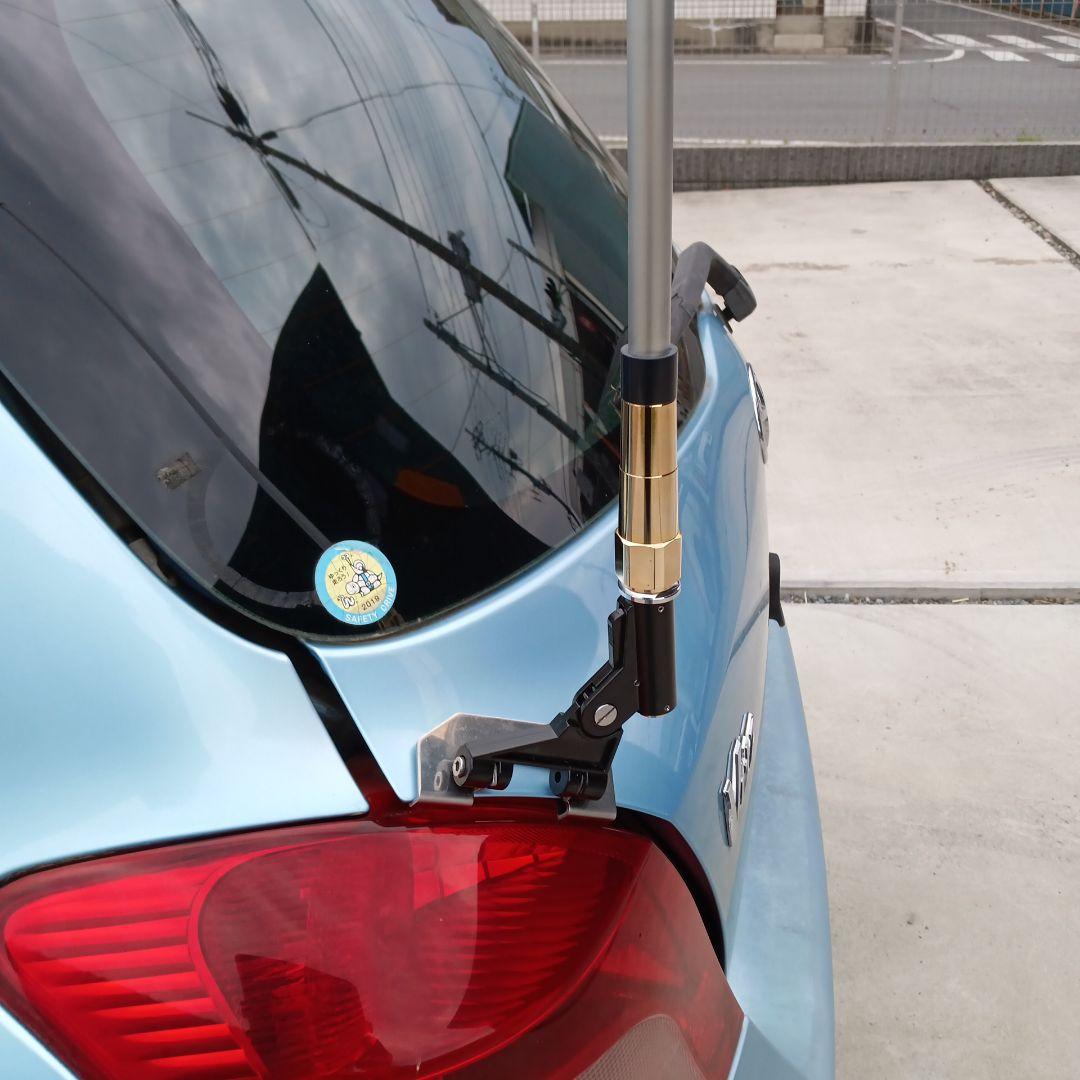 国産パイオニアパーソナルアンテナタイプ・取り付け基台付き風林火山白色