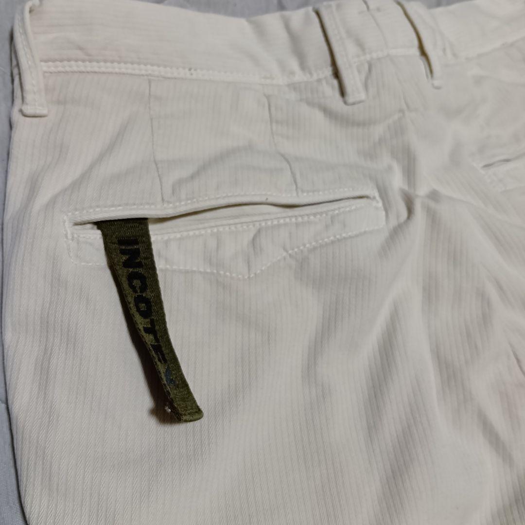 INCOTEX スラックス 100型 W29 ガーメントダイ アイボリー