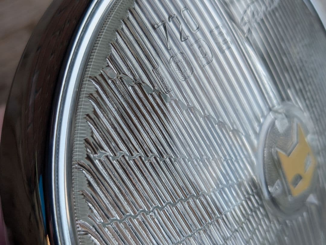 マーシャル 720 ヘッドライト リム付き クリアレンズ 金猫 キティ 箱付き