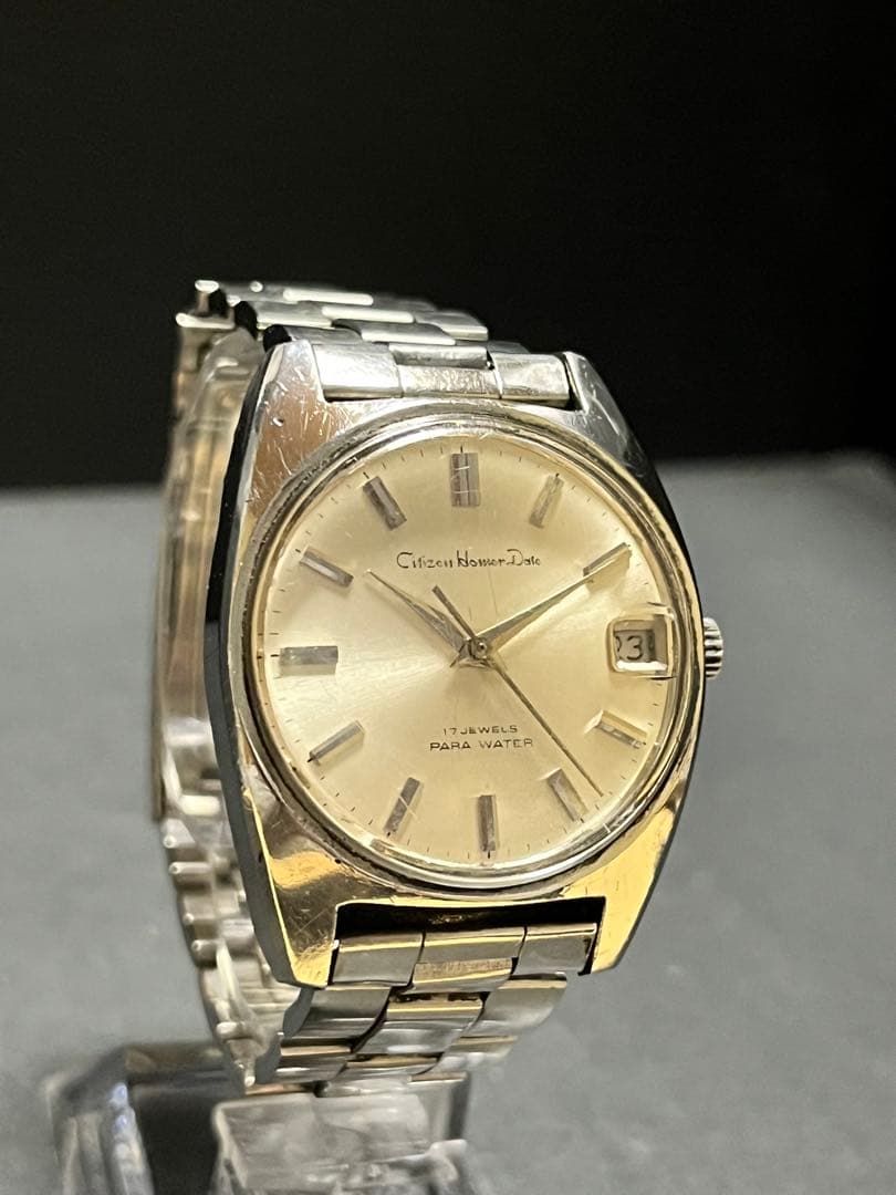 ★レアモデル！シチズン ホーマー デイト AT/自動巻メンズ腕時計稼働