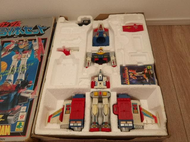 y4530！合金　クローバー　ガンダムDX合体セット　箱・説明書付き