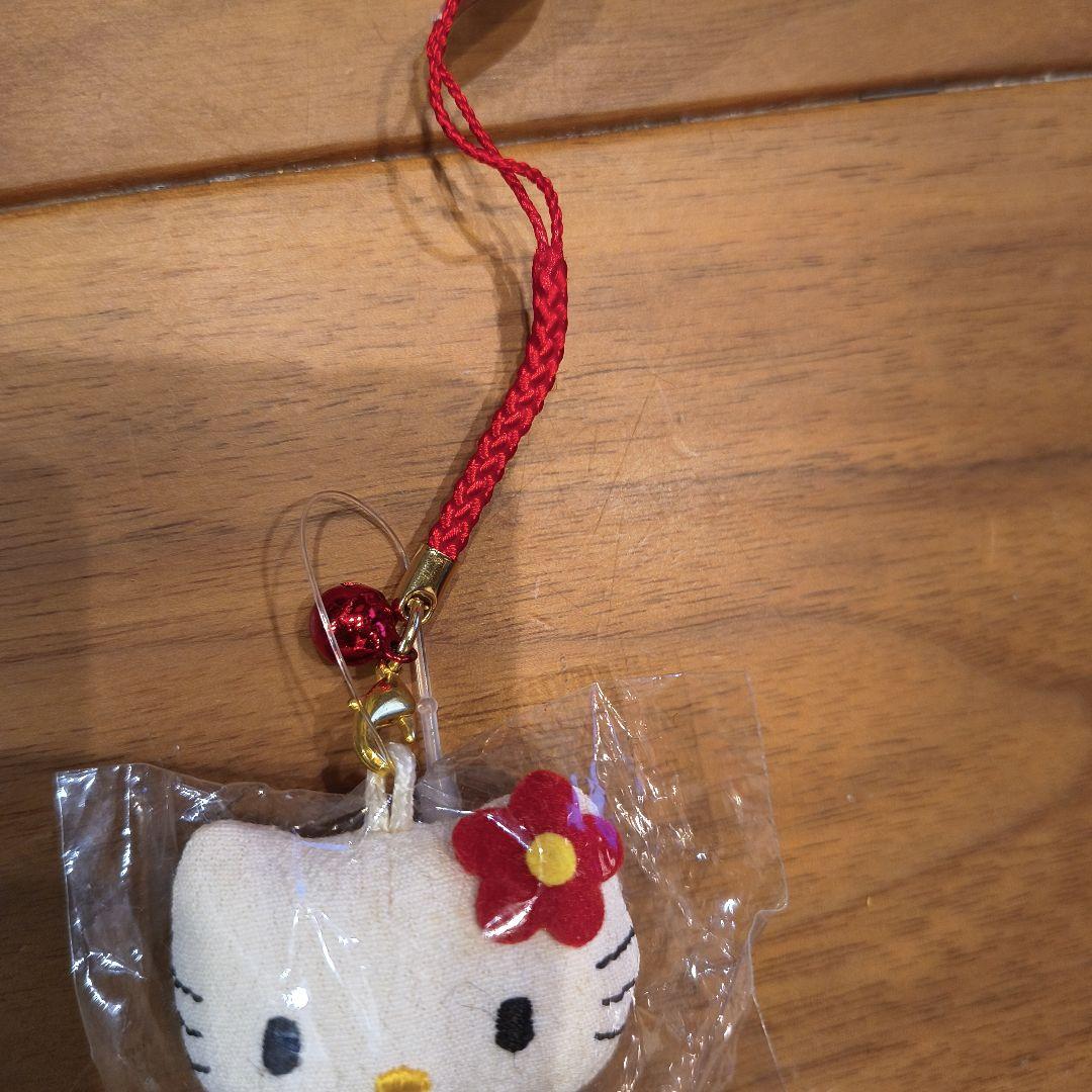 ヴィンテージ ご当地キティ ハローキティ きもの根付 ストラップ