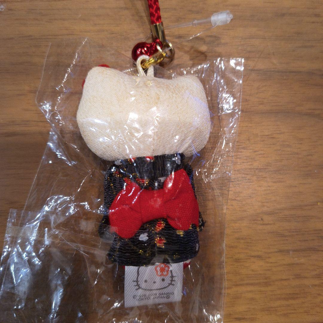 ヴィンテージ ご当地キティ ハローキティ きもの根付 ストラップ