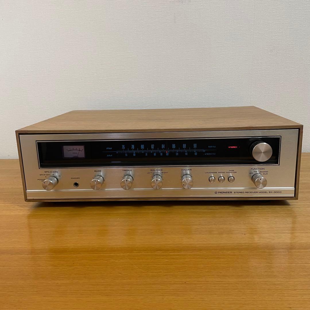 【動作品】パイオニア ステレオ レシーバーアンプSX-300D（昭和レトロ）