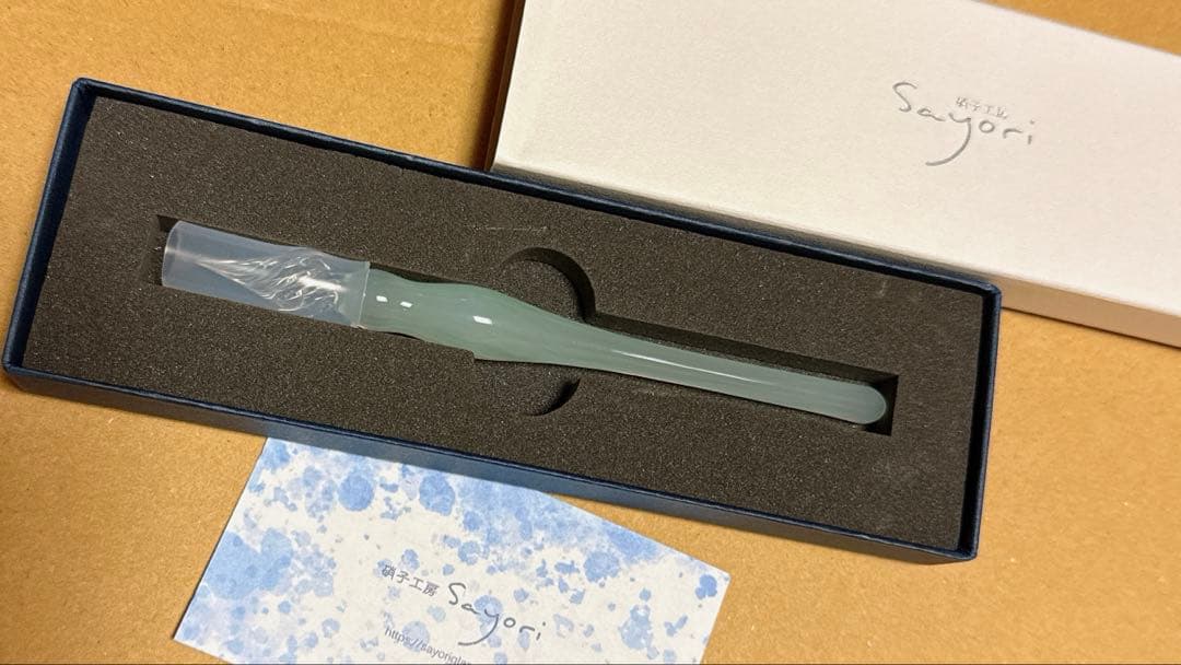 硝子工房Sayori　rei mini　mintイベント限定色　ガラスペン