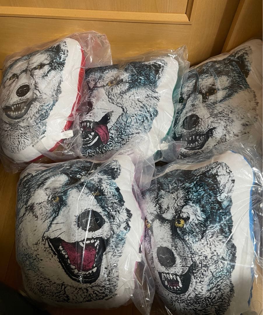 MAN WITH A MISSION マンウィズ 一番くじ フェイスクッション