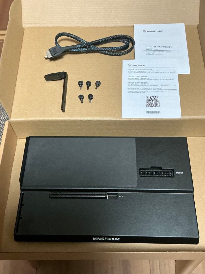 eGPU （外付GPU）RX9060XT他4点セット