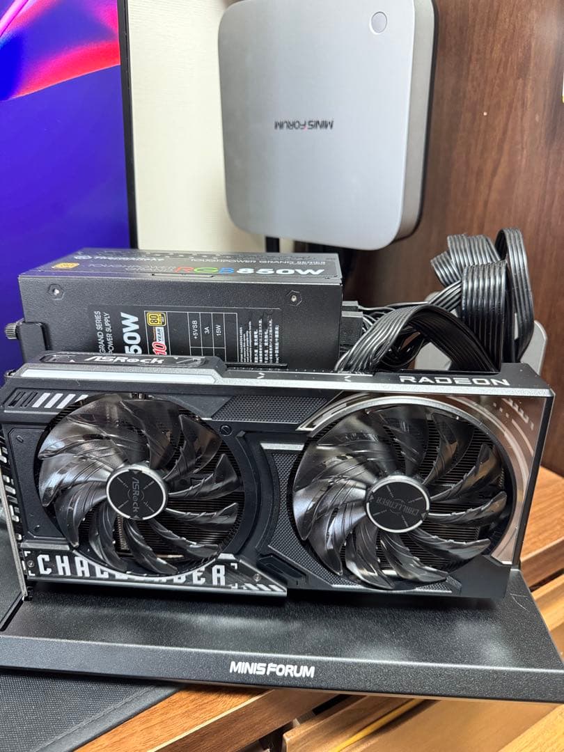 eGPU （外付GPU）RX9060XT他4点セット