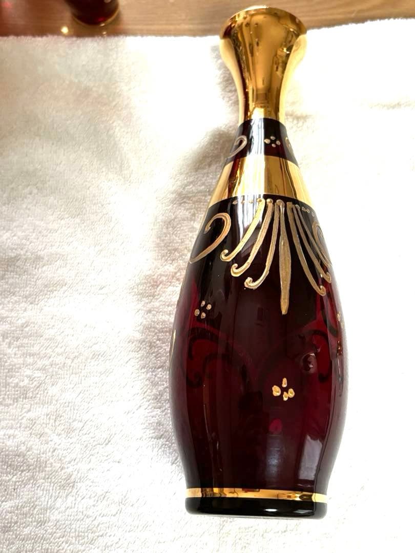 未使用ビンテージ❗️イタリア ベネチアングラス ムラーノ デキャンタグラスセット