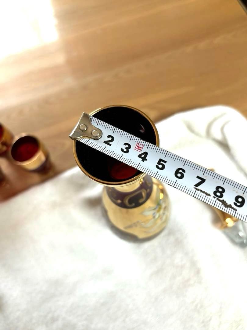 未使用ビンテージ❗️イタリア ベネチアングラス ムラーノ デキャンタグラスセット