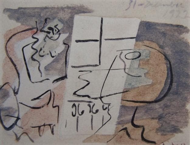 パブロ・ピカソ【Le Gueridon devant la Fenetre】