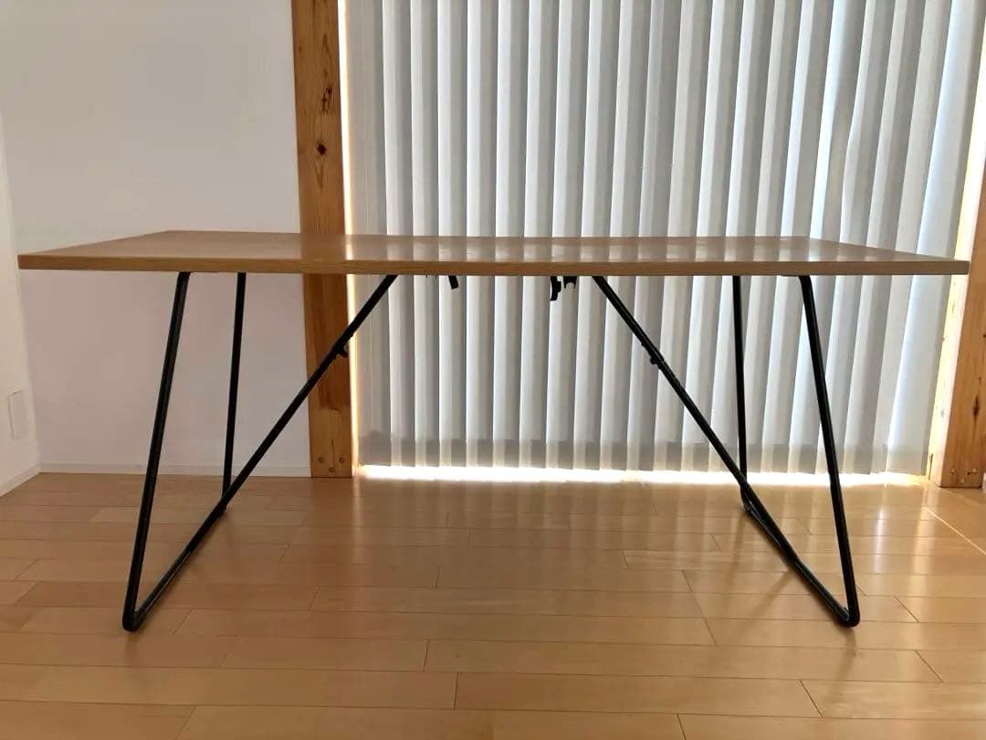 無印良品 muji 折りたたみテーブル ダイニング テーブル 作業台 160