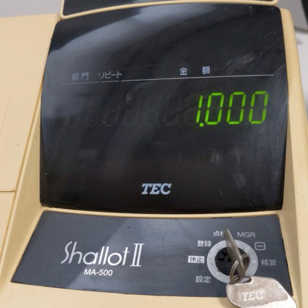 TEC テック 電子レジスターMA-500 レジ　店 舗用品