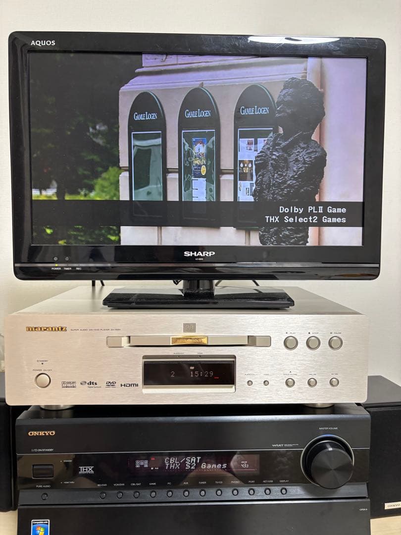 ONKYO動作確認済AVアンプ TX-NA808★元の取扱説明書＆電源ケーブル付