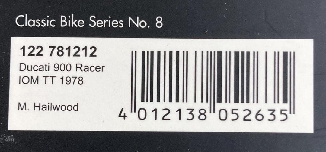 ★美品★minichampsDUCATI900 RACE IOM TT 1978