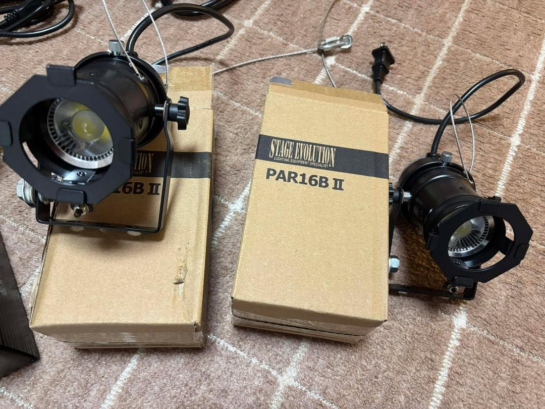 LEDパーライト他とDMXコントロールパネルセット