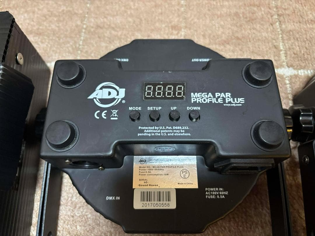 LEDパーライト他とDMXコントロールパネルセット