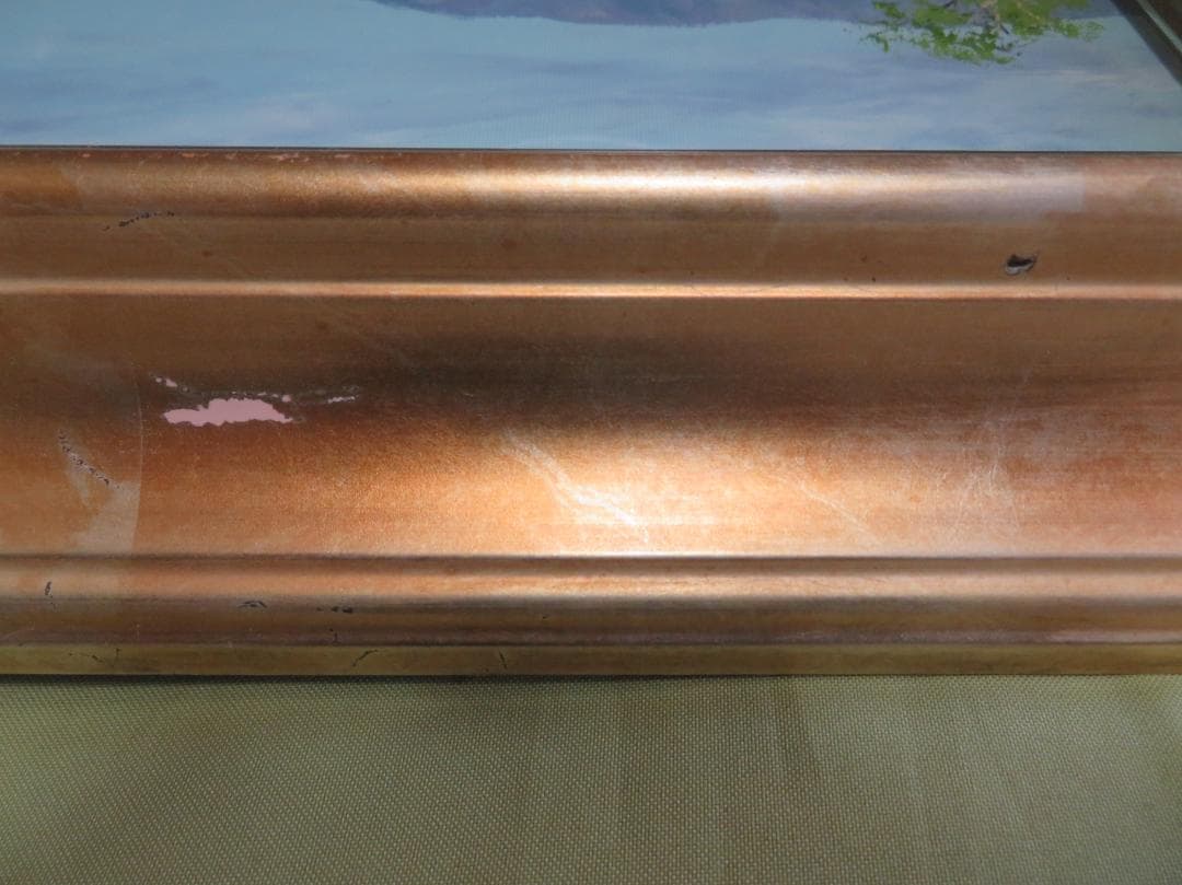 ◆　大山功　「美濃路」　油彩　F6号　應美会会員　 ◆